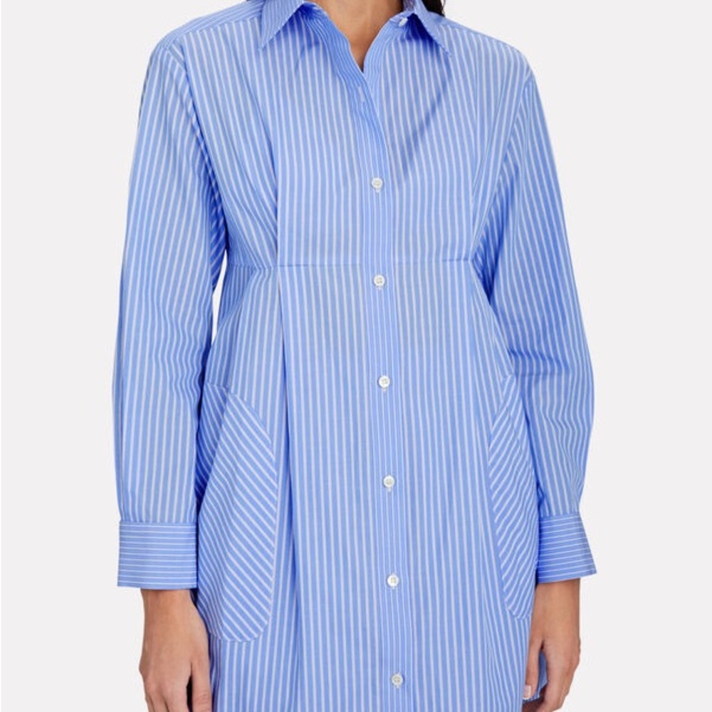 Lidaan convertible cotton shirt dress